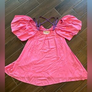 Pitusa swim coverup-pink size small